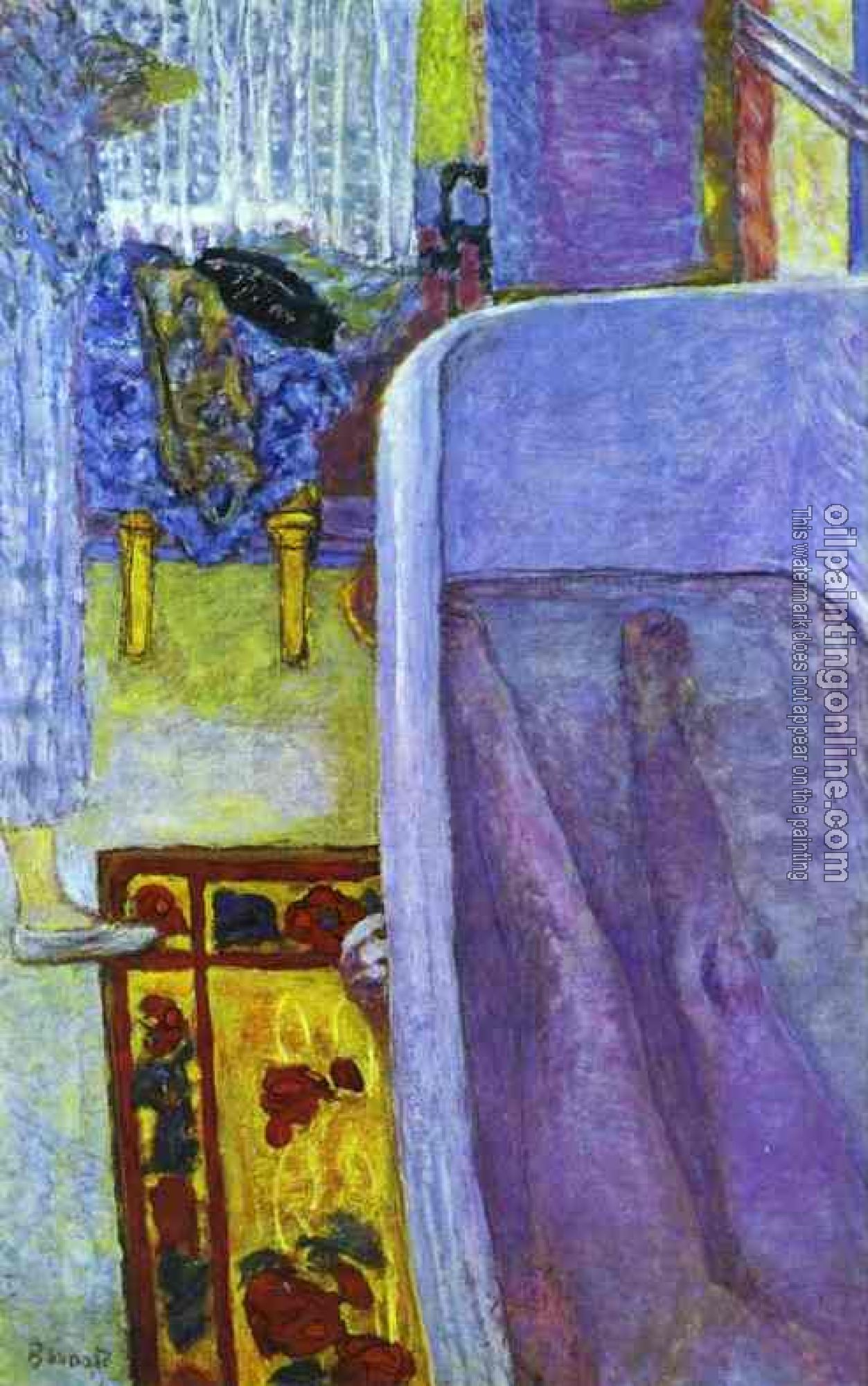 Pierre Bonnard - Nude in the Bathtub II